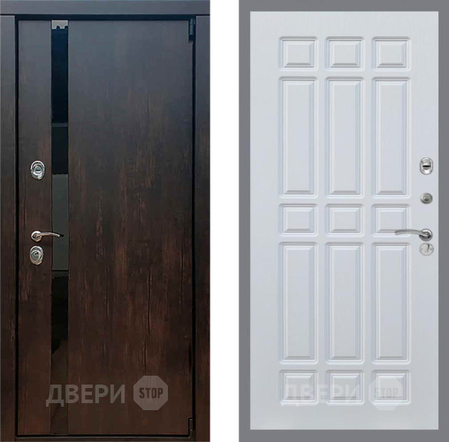 Входная металлическая Дверь Рекс (REX) 26 FL-33 Белый ясень в Красноармейске