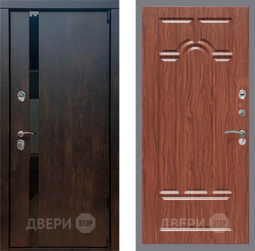 Входная металлическая Дверь Рекс (REX) 26 FL-58 орех тисненый в Красноармейске