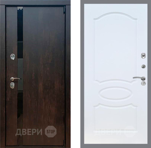 Входная металлическая Дверь Рекс (REX) 26 FL-128 Белый ясень в Красноармейске