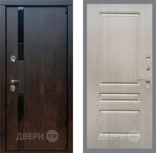 Входная металлическая Дверь Рекс (REX) 26 FL-243 Беленый дуб в Красноармейске
