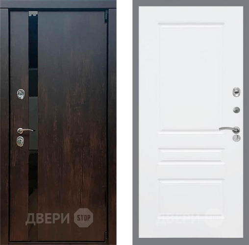 Входная металлическая Дверь Рекс (REX) 26 FL-243 Силк Сноу в Красноармейске