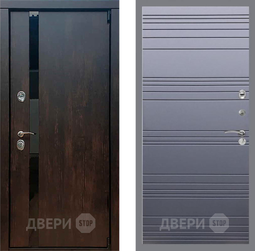 Входная металлическая Дверь Рекс (REX) 26 Line Силк титан в Красноармейске