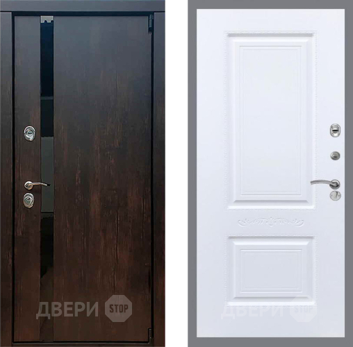 Входная металлическая Дверь Рекс (REX) 26 Смальта Силк Сноу в Красноармейске