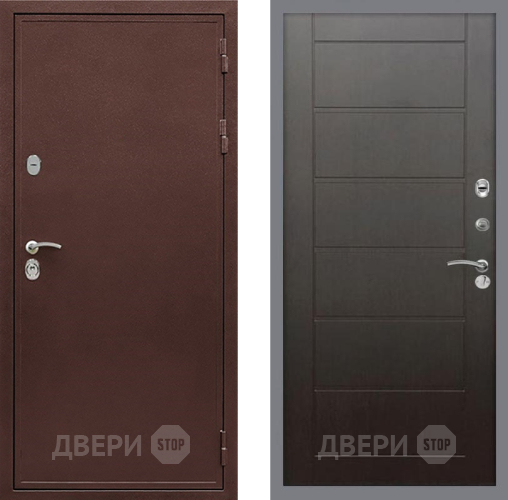 Дверь Рекс (REX) 5 металл 3 мм Сити Венге в Красноармейске