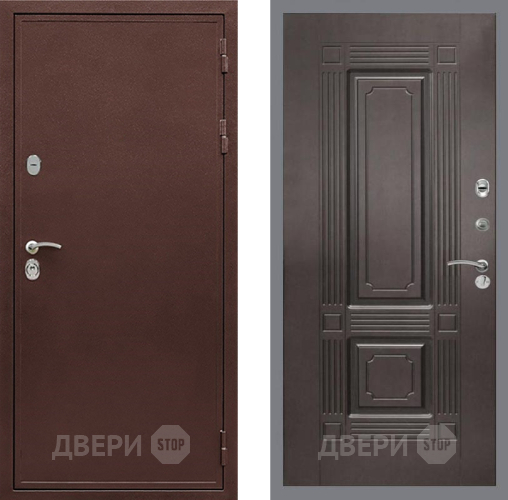 Дверь Рекс (REX) 5 металл 3 мм FL-2 Венге в Красноармейске