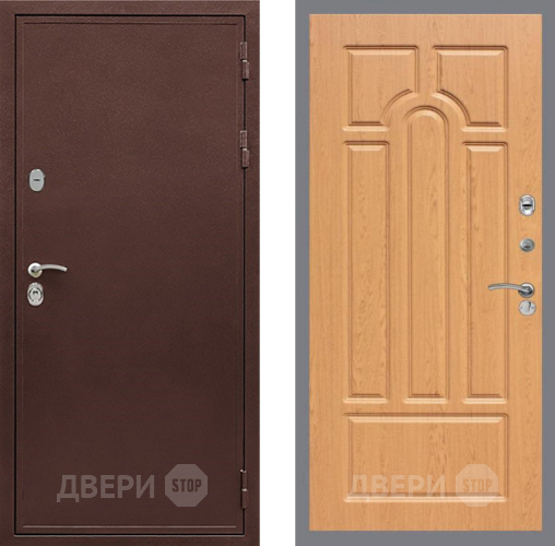 Входная металлическая Дверь Рекс (REX) 5 металл 3 мм FL-58 Дуб в Красноармейске