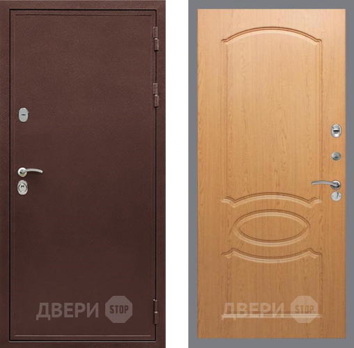 Дверь Рекс (REX) 5 металл 3 мм FL-128 Дуб в Красноармейске