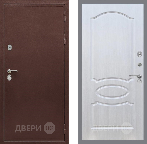 Дверь Рекс (REX) 5 металл 3 мм FL-128 Лиственница беж в Красноармейске