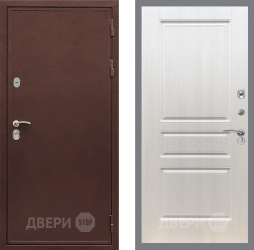 Входная металлическая Дверь Рекс (REX) 5 металл 3 мм FL-243 Лиственница беж в Красноармейске
