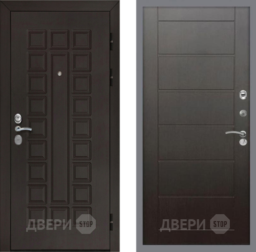 Входная металлическая Дверь Рекс (REX) Сенатор Cisa Сити Венге в Красноармейске