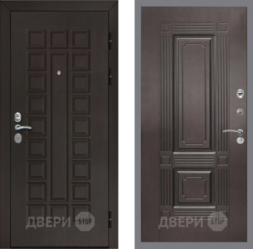 Входная металлическая Дверь Рекс (REX) Сенатор Cisa FL-2 Венге в Красноармейске