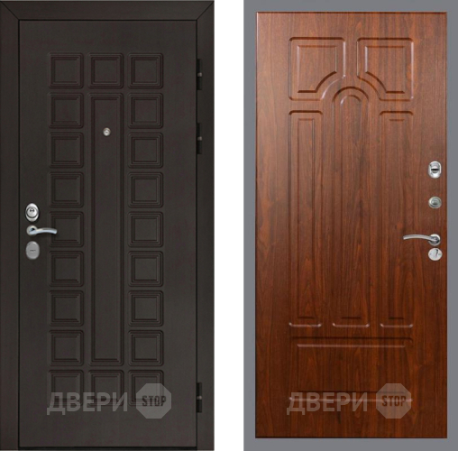Входная металлическая Дверь Рекс (REX) Сенатор Cisa FL-58 Морёная берёза в Красноармейске