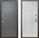 Входная металлическая Дверь Шелтер (SHELTER) Комфорт Лофт графит 2 Сосна белая в Красноармейске