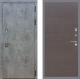 Входная металлическая Дверь Стоп БЕТОН Гладкая венге поперечный в Красноармейске