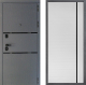 Входная металлическая Дверь Дверной континент Диамант Дизайн ФЛ-757 Черное Стекло Софт милк в Красноармейске