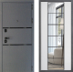 Входная металлическая Дверь Дверной континент Диамант Дизайн ФЛЗ-2 Зеркало Белый софт в Красноармейске