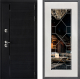 Входная металлическая Дверь Дверной континент ДК-1 ФЛ-Тиффани Зеркало Белое дерево в Красноармейске