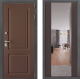 Входная металлическая Дверь Дверной континент ДК-3/729 ФЛЗ-1 Зеркало Венге в Красноармейске