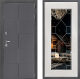 Входная металлическая Дверь Дверной континент ДК-3/606 ФЛ-Тиффани Зеркало Белое дерево в Красноармейске