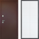 Входная металлическая Дверь Дверной континент Рубикон Медь Дизайн ФЛ-Кватро Белое дерево в Красноармейске