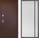 Входная металлическая Дверь Дверной континент Рубикон Медь Дизайн ФЛ-757 Черное Стекло Софт милк в Красноармейске