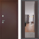 Входная металлическая Дверь Дверной континент Рубикон Медь Дизайн ФЛЗ-1 Зеркало Венге в Красноармейске