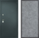 Входная металлическая Дверь Дверной континент Рубикон Серебро Дизайн ФЛ-655 Бетон серый в Красноармейске
