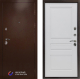 Входная металлическая Дверь Престиж Медь Классика Белый матовый в Красноармейске