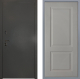 Дверь Заводские двери Эталон 3к антик серебро Доррен Грей софт в Красноармейске