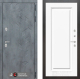 Входная металлическая Дверь Лабиринт (LABIRINT) Бетон 27 Белый (RAL-9003) в Красноармейске