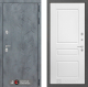Дверь Лабиринт (LABIRINT) Бетон 03 Белый софт в Красноармейске