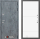 Входная металлическая Дверь Лабиринт (LABIRINT) Бетон 13 Белый софт в Красноармейске