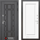 Входная металлическая Дверь Лабиринт (LABIRINT) New York 27 Белый (RAL-9003) в Красноармейске