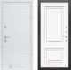 Входная металлическая Дверь Лабиринт (LABIRINT) Трендо 26 Белый (RAL-9003) в Красноармейске