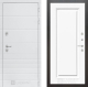 Входная металлическая Дверь Лабиринт (LABIRINT) Трендо 27 Белый (RAL-9003) в Красноармейске