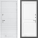 Входная металлическая Дверь Лабиринт (LABIRINT) Трендо 11 Белый софт в Красноармейске