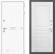 Входная металлическая Дверь Лабиринт (LABIRINT) Лайн White 03 Белый софт в Красноармейске