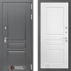 Входная металлическая Дверь Лабиринт (LABIRINT) Платинум 03 Белый софт в Красноармейске