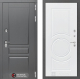 Входная металлическая Дверь Лабиринт (LABIRINT) Платинум 23 Белый софт в Красноармейске