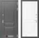 Входная металлическая Дверь Лабиринт (LABIRINT) Платинум 11 Белый софт в Красноармейске