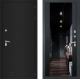 Входная металлическая Дверь Лабиринт (LABIRINT) Classic шагрень черная Зеркало Максимум с тонировкой Черный кварц в Красноармейске
