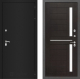 Входная металлическая Дверь Лабиринт (LABIRINT) Classic шагрень черная 02 Венге в Красноармейске