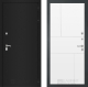Дверь Лабиринт (LABIRINT) Classic шагрень черная 21 Белый софт в Красноармейске