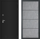 Входная металлическая Дверь Лабиринт (LABIRINT) Classic шагрень черная 25 Бетон светлый в Красноармейске