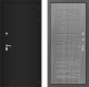 Входная металлическая Дверь Лабиринт (LABIRINT) Classic шагрень черная 06 Сандал грей в Красноармейске