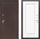 Входная металлическая Дверь Лабиринт (LABIRINT) Classic антик медь 27 Белый (RAL-9003) в Красноармейске