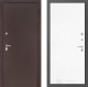 Входная металлическая Дверь Лабиринт (LABIRINT) Classic антик медь 07 Белое дерево в Красноармейске
