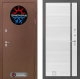 Входная металлическая Дверь Лабиринт (LABIRINT) Термо Магнит 22 Белый софт в Красноармейске
