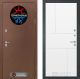Входная металлическая Дверь Лабиринт (LABIRINT) Термо Магнит 21 Белый софт в Красноармейске