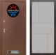Входная металлическая Дверь Лабиринт (LABIRINT) Термо Магнит 21 Грей софт в Красноармейске